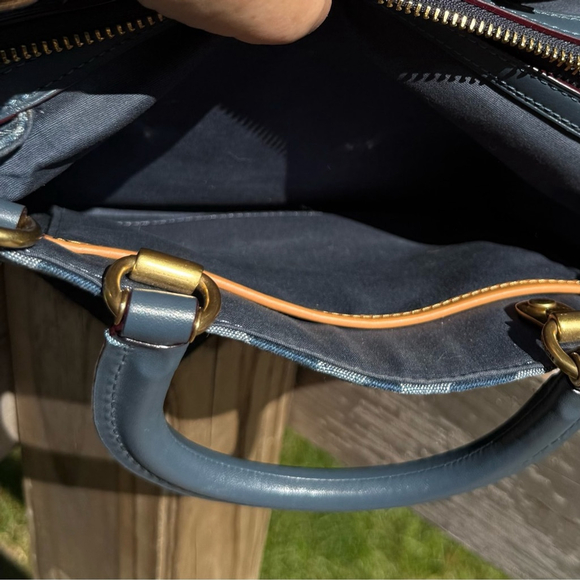 Coach Signature Denim Rogue 25 Satchel Crossbody Bag NWOT - Picture 11 of 16